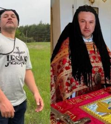 Слава Богу Полтавського священника-блогера-депутата з нарощеними косами змусили вибачитись за зовнішній вигляд