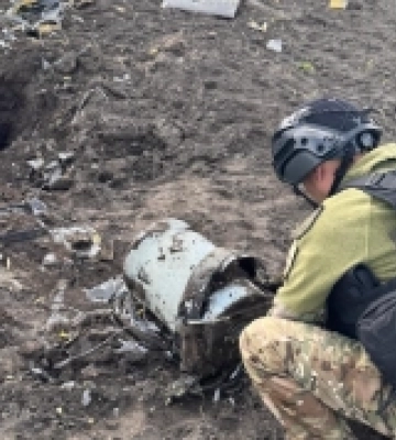 На Кіровоградщині вибухотехніки знешкодили бойову частину ворожого ударного дрона