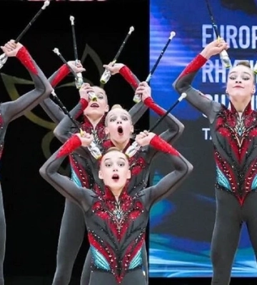 Україна здобула історичне золото чемпіонату Європи з художньої гімнастики