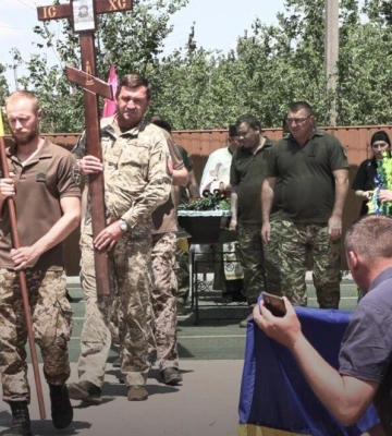Ізмаїл провів в останню путь захисника України Валерія Трофименка, який помер від поранень,  отриманих під час оборони Бахмута
