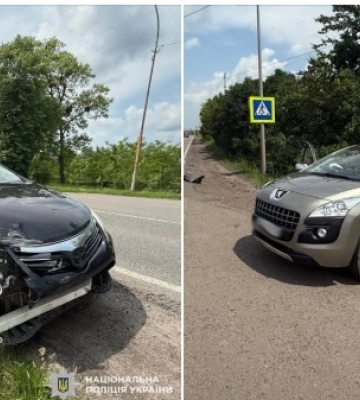На Львівщині внаслідок автозіткнення травмовані двоє пасажирів