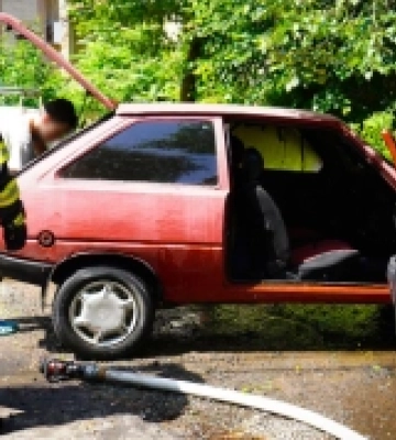 В Ужгороді знову горів автомобіль