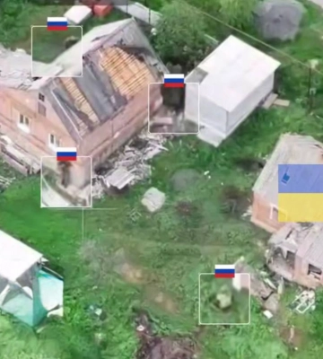 Украинские военные с помощью дрона освободили побратимов из окружения в Донецкой области: кадры