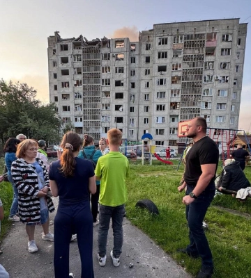 Последствия удара по Украине: в Киеве и Луцке много раненых и большие разрушения