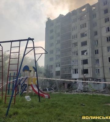Кількість постраждалих від атаки на Луцьк зросла до 11, – ДСНС Волині