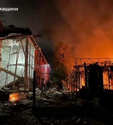 Масована атака на Полтавщину: є поранені Масована атака на Полтавщину: є поранені