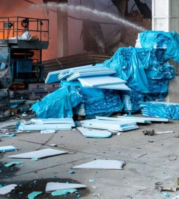 У Тернополі п’ятеро рятувальників постраждали через нічну атаку ворога