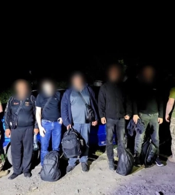 На Одещині прикордонники затримали групу ухилянтів