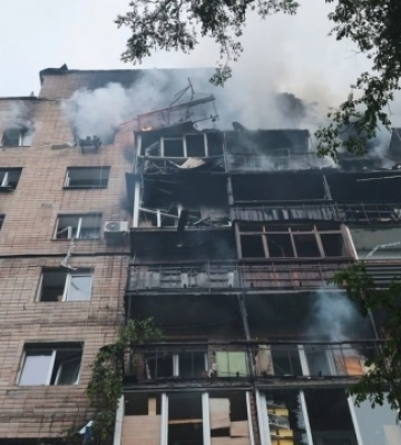 Після нічного удару РФ по Харкову до лікарень доставили 10 людей, з них троє - у тяжкому стані