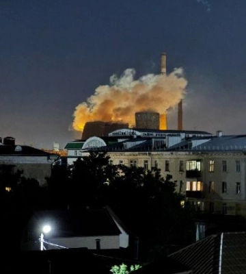&quot;Там горит завод&quot;: дроны атаковали химкомбинат &quot;Азот&quot; в Тульской области (видео)