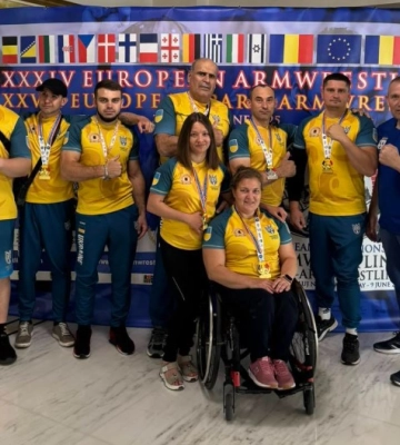 Армреслери Сумщини успішно виступили на чемпіонаті Європи