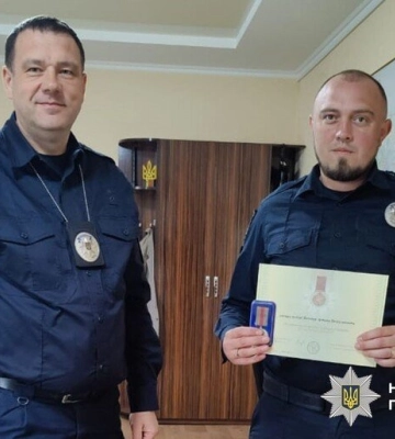 Поліцейських Полтавщини нагороджено відзнаками Президента України «За оборону України»