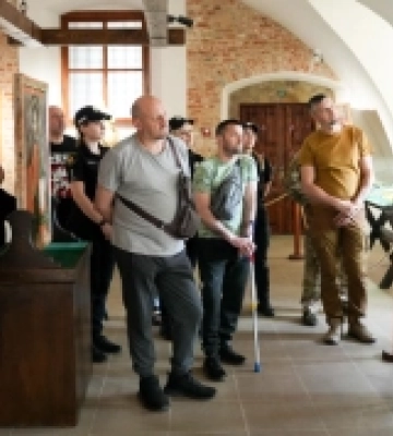 У Дубенському замку провели захід психологічної підтримки для поранених Захисників