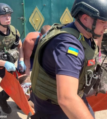 Росіяни обстріляли Нікополь, є поранений