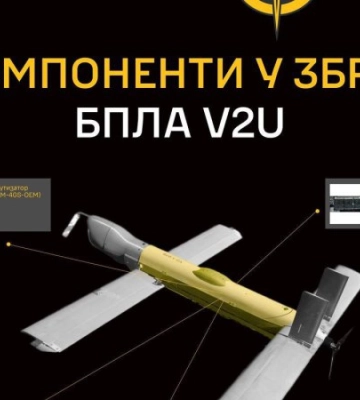 Розвідка оприлюднила дані нового дрона РФ V2U зі штучним інтелектом