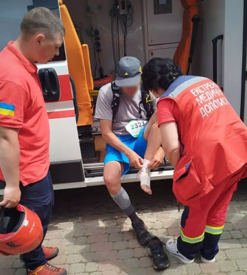На Хустщині під час гірського забігу травмувався поляк