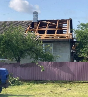 Негода знеструмила села у двох районах Рівненщини