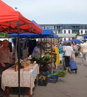 На луцькому ринку біля супермаркету «Торба» почали продавати цілющу ягоду (відео)