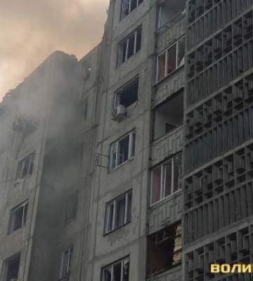 У Луцьку молода пара вважається зниклою безвісти унаслідок обстрілу багатоповерхівки