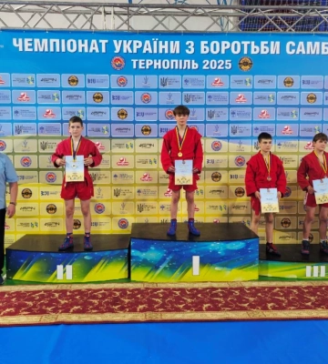 Збірна Полтавщини виборола 4 медалі на чемпіонаті України з боротьби самбо