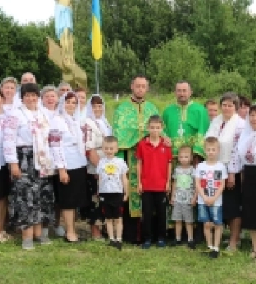 На найвищій точці Волині освятили хрест