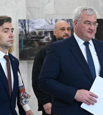«Їхав через шквал ракет і дронів», – глава МЗС Литви Будріс прибув до Києва