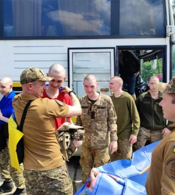 З полону додому: двоє військових з Рівненщини серед звільнених українців