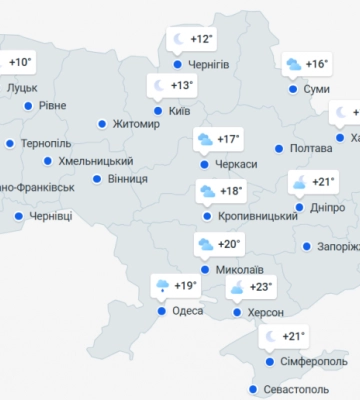 Погода у Луцьку буде найхолоднішою: в Україну йде похолодання з грозовими дощами