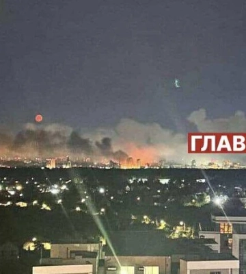 Київ у вогні: з&#039;явились жахливі кадри пожеж