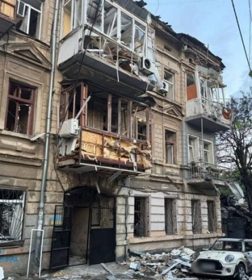 Внаслідок атаки по Києву зруйноване колишнє посольство однієї з Європейських країн