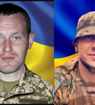 На Рівненщині віддали останню шану двом захисникам, життя яких обірвала війна