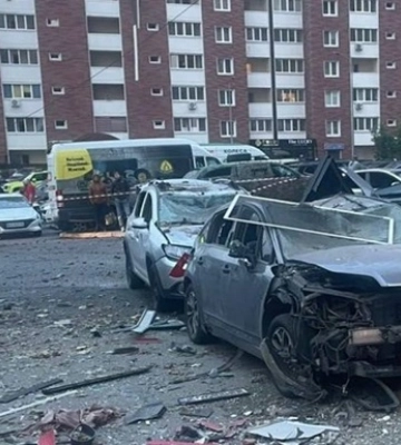Последствия атаки на Киев: среди пострадавших полицейский