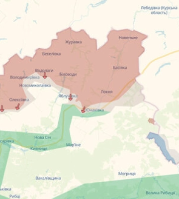 Враг продвинулся возле Яблоновки и Юнаковки на Сумщине, а также возле Малиновки на Запорожье, - DeepState