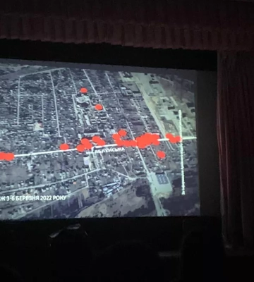 «Буча. Яблунська». Фільм «Радіо Свобода» про злочини росіян показали в Бучі