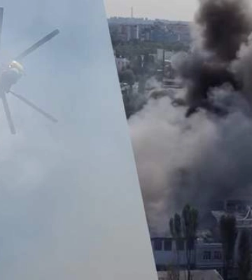 Ночная атака Киева: в ликвидации последствий вражеского обстрела помогали вертолеты ГУР