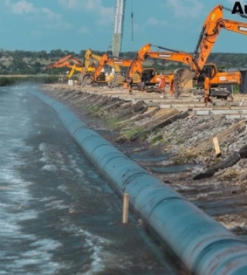 Водогін для Миколаєва: проклали понад 90% труб - підрядник