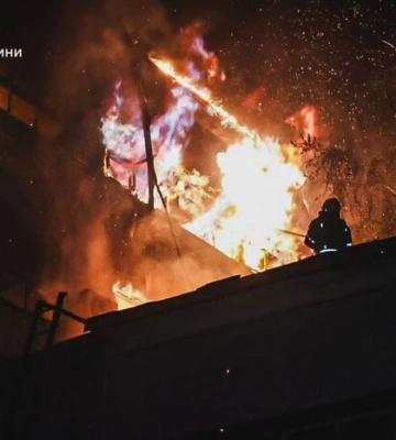 ДСНС показала наслідки ворожої атаки на Харків