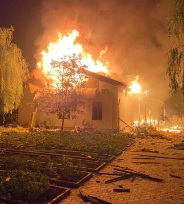 На Одещині через російські обстріли спалахнули пожежі