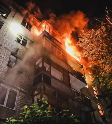 РФ атакувала Харків 17-ма шахедами: двоє людей загинули, 54 – постраждали (ФОТО)