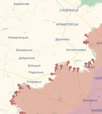 За сутки на фронте 220 боевых столкновений. Самые горячие - на Покровском и Новопавловском направлениях, - Генштаб