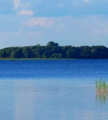 Звідки взявся острів посеред Світязя 