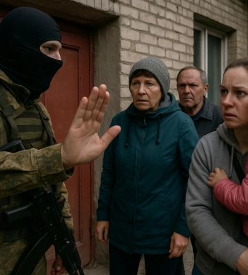 Оккупанты не пускают людей в укрытия на ВОТ — Жовта Стрічка