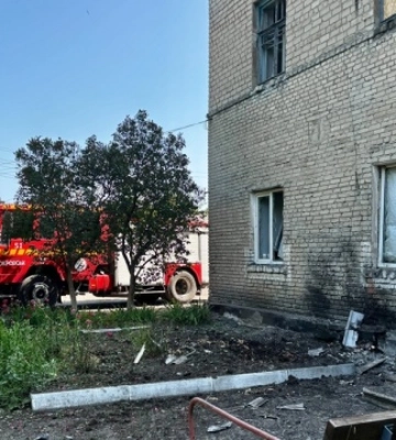 Росіяни вдруге за тиждень атакували дронами пожежну частину у Родинському на Донеччині