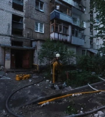 У Харкові внаслідок нічної атаки РФ пошкоджені понад 90 будівель