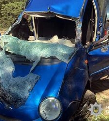 На Полтавщині легковик злетів з дороги: серед постраждалих дитина