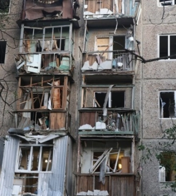 У Харкові чоловік під завалами зруйнованого росіянами будинку співав Гімн України
