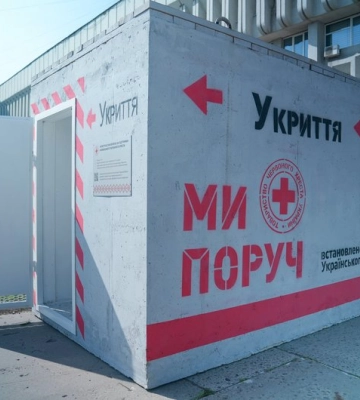 У Сумах встановили п’ять мобільних укриттів