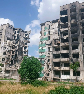 У Бородянці почали будувати багатоповерхівку на місці зруйнованої росіянами