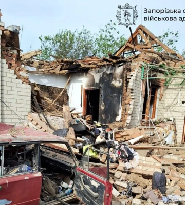 Упродовж доби армія РФ завдала 498 ударів по 16 населених пунктах Запорізької області: є поранені