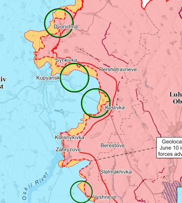 ВСУ отбили у российских войск позиции вблизи границы Луганской и Харьковской областей – ISW